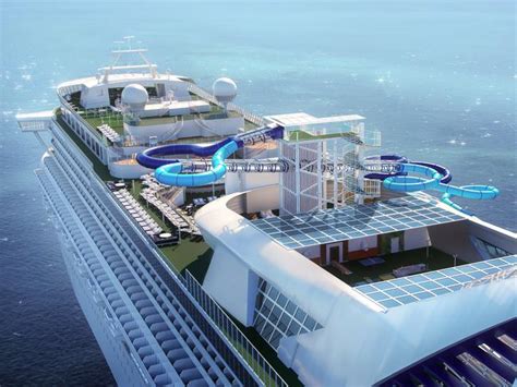 Pacific Adventure photos: First look at new P&O ship waterslides and designs | escape.com.au