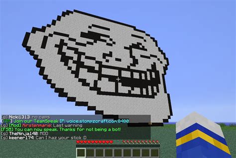 Troll Face Minecraft Project