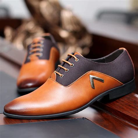 leather shoes Men Dress Vogue Large Yards Leather Shoes For Men Top ...