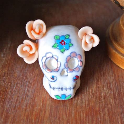 Sugar Skull Decoration | Sugar skull decor, Clay creations, Sugar skull