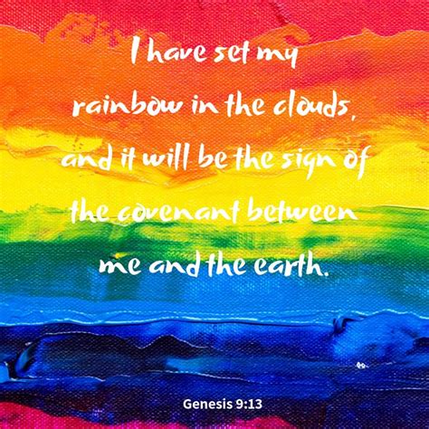 Genesis 9:13 | Genesis 9:13, The covenant, Scripture