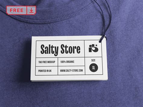 Free Clothing Tag Mockup by Mr.Mockup™ on Dribbble