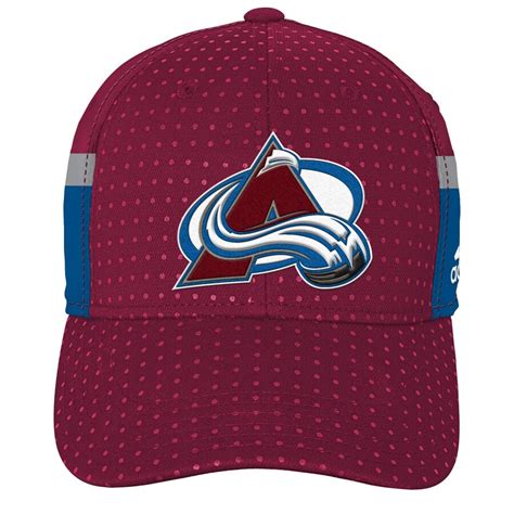 Youth Colorado Avalanche adidas Burgundy 2017 Draft Flex Hat