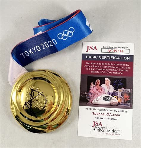 Xander Schauffele Signed Gold Medal 2020 Tokyo Olympics JSA - Memorabilia For Less