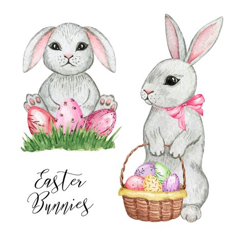 spring bunnys - Clip Art Library