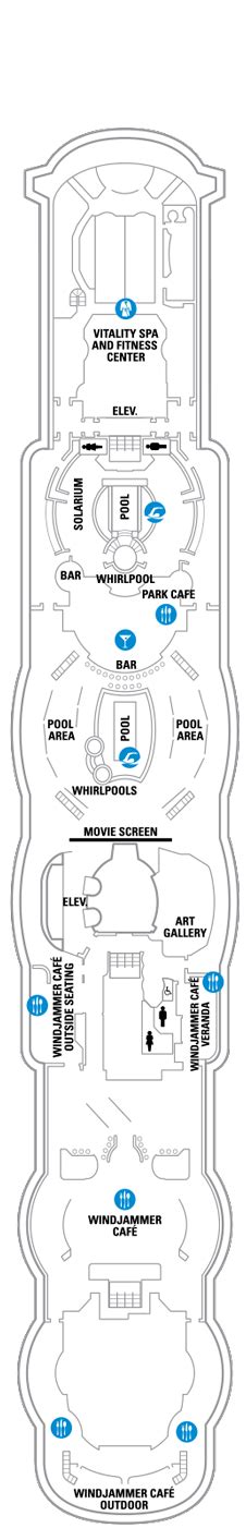 Serenade of the Seas Deck plan & cabin plan