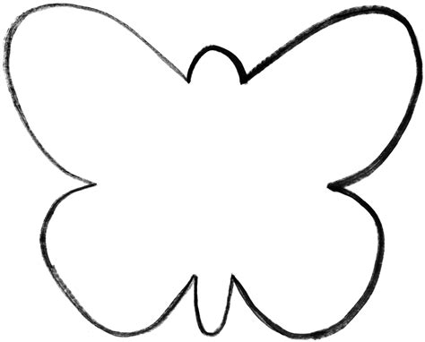 Butterfly Outline Clipart | Free download on ClipArtMag