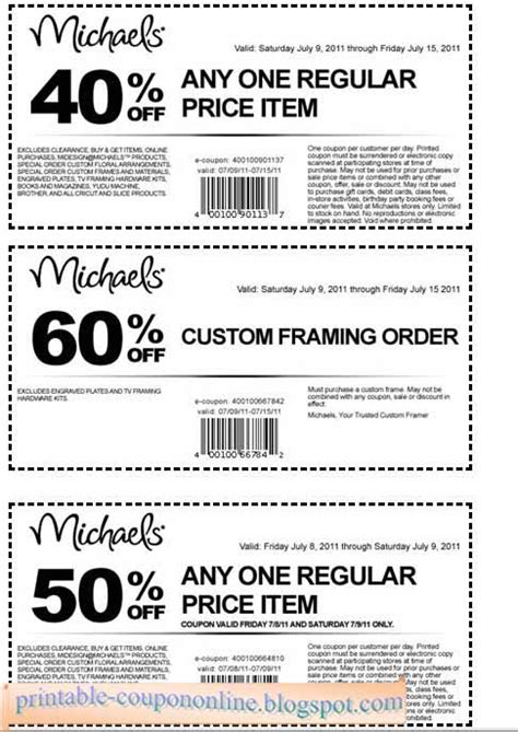 Printable Coupons 2021: Michaels Coupons