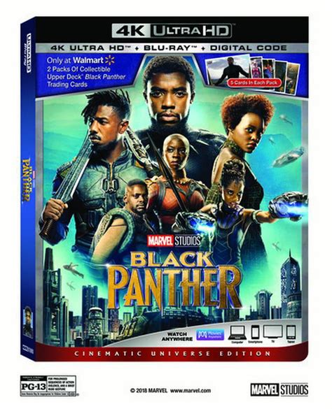 Black Panther (4K Ultra HD + Blu-ray + Digital Copy) - Walmart.com ...