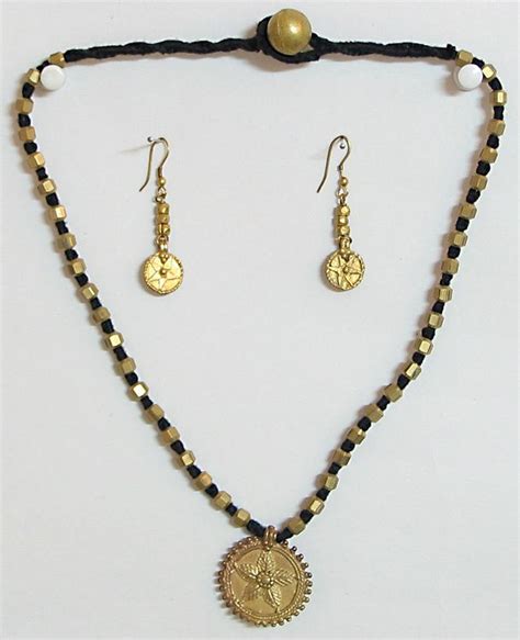 Brass Jewelry Set