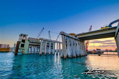 Renovating Jupiter US1 Lighthouse Bridge at Sunset | HDR Photography by Captain Kimo