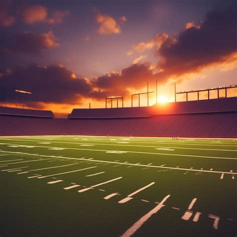 Premium AI Image | American football field