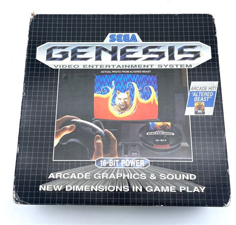 Sega Genesis 1 Console Altered Beast Bundle (Complete in Box) – The Game Island