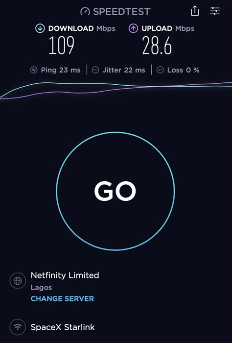 Starlink Nigeria POP speedtest and trace route : r/Starlink