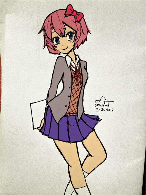 Sayori DDLC Fanart by ChalsM on DeviantArt