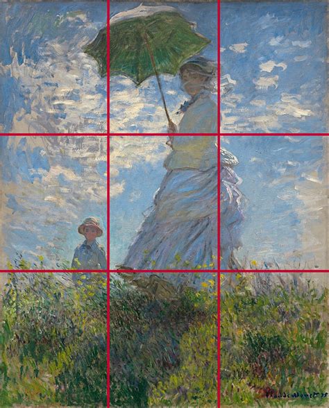 A Closer Look at Woman With a Parasol by Claude Monet