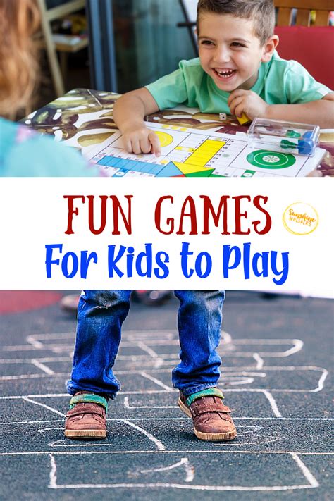 Fun Games For Kids To Play - Sunshine Whispers