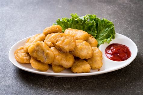 Chicken nuggets with sauce stock image. Image of fresh - 147880671