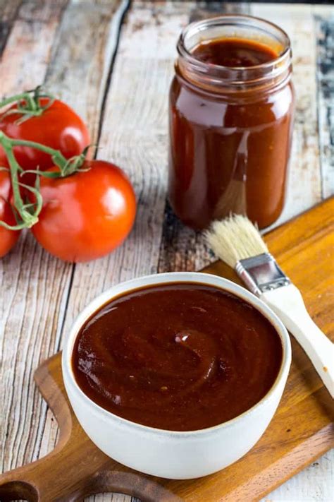 Sweet & Spicy Gluten Free BBQ Sauce Recipe • Dishing Delish