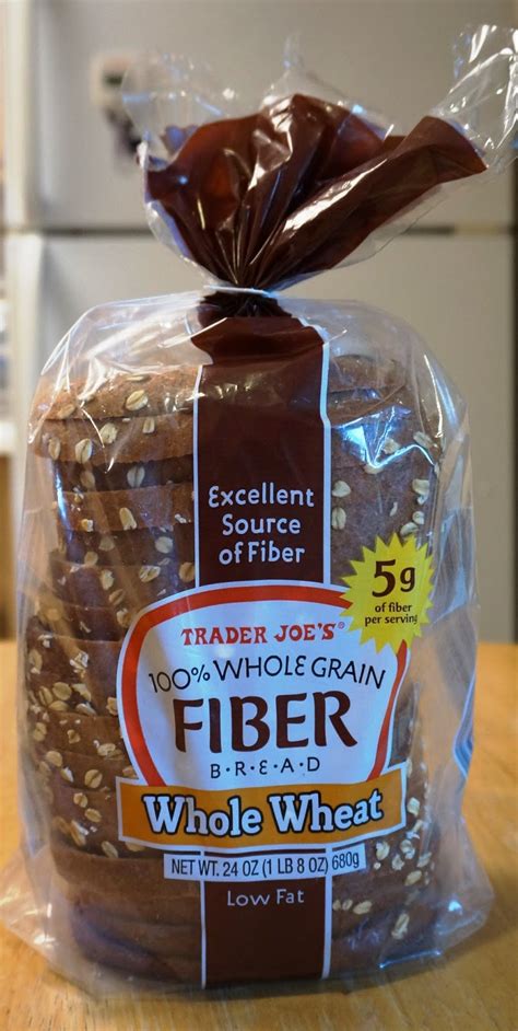 Exploring Trader Joe's: Trader Joe's 100% Whole Grain Fiber Bread Whole ...