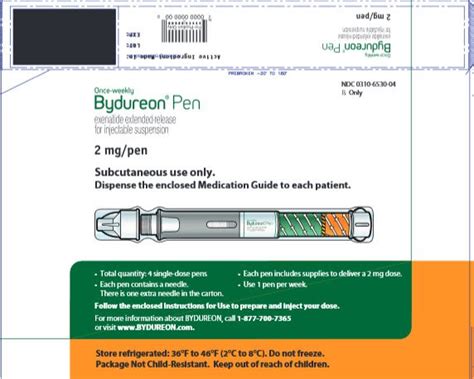 Bydureon - FDA prescribing information, side effects and uses