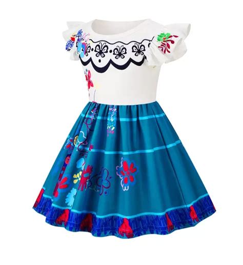 Short sleeved Encanto Movie Mirabel dress – Kids Costume Kingdom