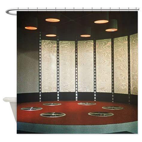 Star Trek Teleporter Room Decorative Fabric Shower Curtain For Bathroom ...