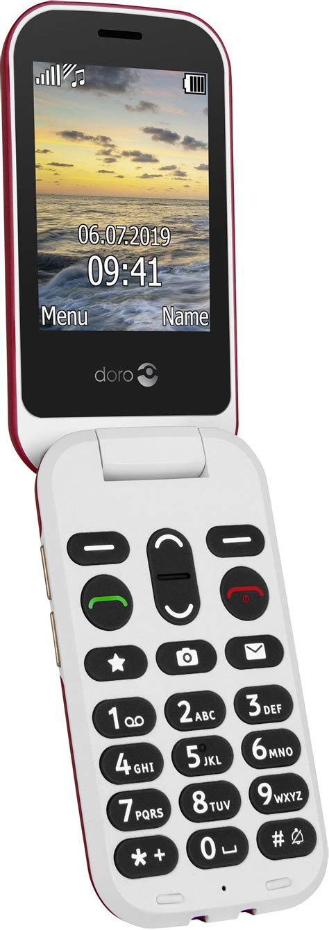 doro 6060 Big button mobile phone Red | Conrad.com