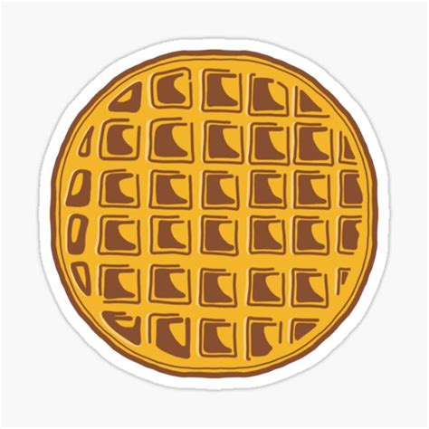 "Eggo Waffles " Sticker for Sale by mcuashleys | Redbubble