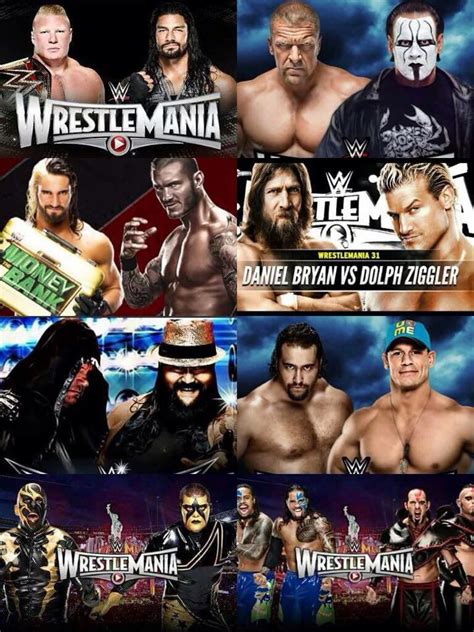 Wwe Wrestlemania 31 Matches