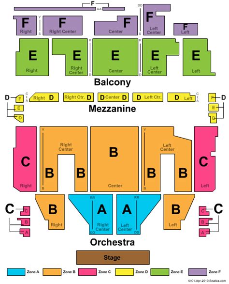 Orpheum Theatre Seating Chart | Orpheum Theatre | Omaha, Nebraska