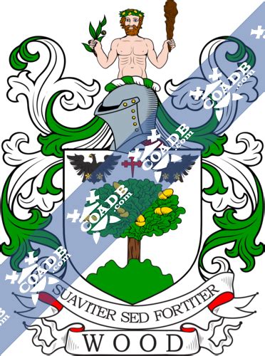 Wood Family Crest, Coat of Arms and Name History