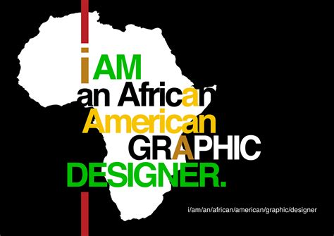 I Am An African American Graphic Designer on Behance