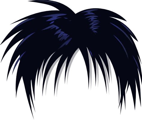 Anime Hair Clip Art at Clker.com - vector clip art online, royalty free ...