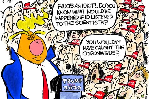 5 sickeningly funny cartoons about Trump's attacks on Dr. Fauci