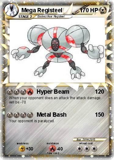 Pokémon Mega Registeel 2 2 - Hyper Beam - My Pokemon Card