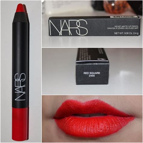 REVIEW: NARS Velvet Matte Lip Pencil in Red Square | Obsessed By Beauty