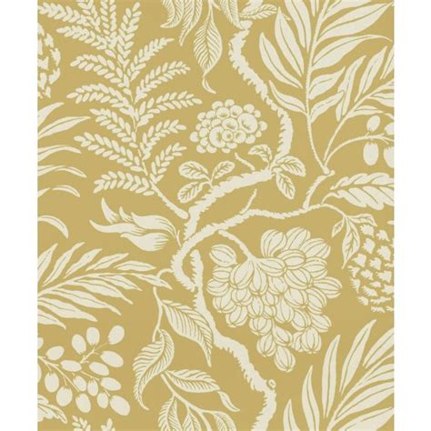 Cornucopia Mustard Yellow | Climbing Tree Wallpaper