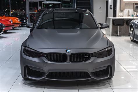 Used 2018 BMW M3 SEDAN 6-SPEED! COMPETITION PKG! EXECUTIVE PKG! MATTE GRAY VINYL WRAP! For Sale ...