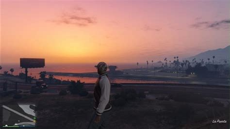 GTA online sunset view.. - YouTube