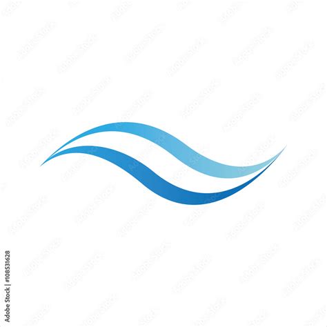 Water flow Stock Vector | Adobe Stock