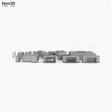 Ventilation Shaft 3D model - Architecture on Hum3D