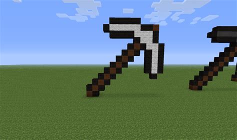 Iron Pickaxe Pixel Art