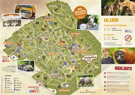 Parkmaps / Parkplan / Plattegrond - Tierpark Berlin | Freizeitpark-Welt.de