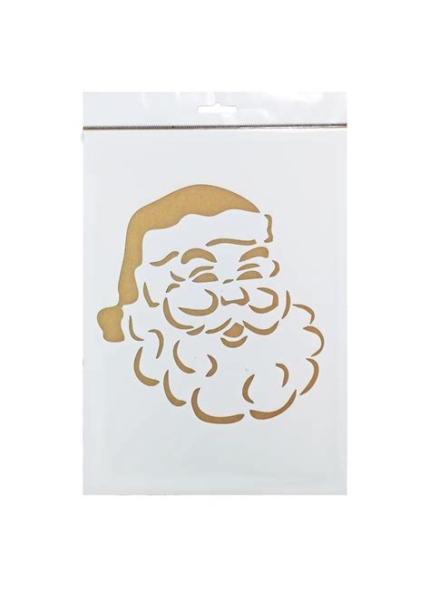 Santa Face Stencil