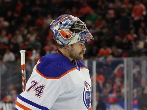 Stuart Skinner Visibly Frustrated Despite Edmonton Oilers' Big Win Over Canucks - The Hockey ...