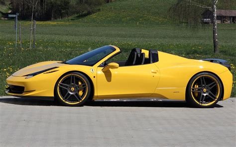 Ferrari 458 Spider Novitec Rosso Roadster HD desktop wallpaper ...