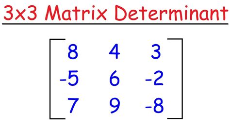 6x6 Matrix Determinant