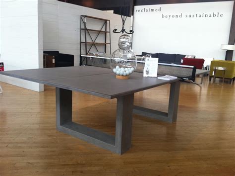 If It's Hip, It's Here (Archives): Modern Concrete & Steel Ping Pong Table Doubles As Indoor ...