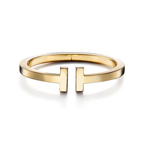 Tiffany T Square Bracelet in Yellow Gold | Tiffany & Co. International